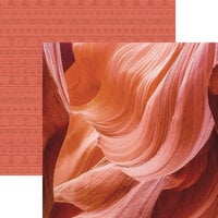 Reminisce - Desert Landscape Collection - 12 x 12 Double Sided Paper - Sandstone