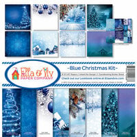Ella and Viv Paper Company - Blue Christmas Collection - 12 x 12 Collection Kit