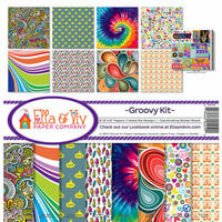 Ella and Viv Paper Company - Groovy Collection - 12 x 12 Collection Kit