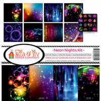 Ella and Viv Paper Company - Neon Nights Collection - 12 x 12 Collection Kit