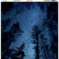 Ella and Viv Paper Company - Galaxy Collection - 12 x 12 Paper - Nighttime Sky