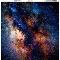 Ella and Viv Paper Company - Galaxy Collection - 12 x 12 Paper - Deep Space