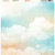 Ella and Viv Paper Company - Watercolor Dreams Collection - 12 x 12 Paper - Cloudy Sky Watercolor