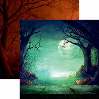 Reminisce - Eerie Night Collection - Halloween - 12 x 12 Double Sided Paper - Midnight Madness