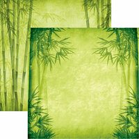 Reminisce - Everything Zen Collection - 12 x 12 Double Sided Paper - Bamboo Forest