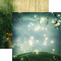 Reminisce - Fairy Forest Collection - 12 x 12 Double Sided Paper - Twilight Magic