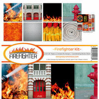 Reminisce - Firefighter Collection - 12 x 12 Collection Kit