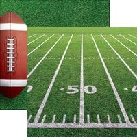 Reminisce - Game Day Football Collection - 12 x 12 Double Sided Paper - Gridiron