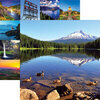 Reminisce - The Great Northwest Collection - 12 x 12 Double Sided Paper - Mt. Hood