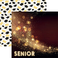 Reminisce - Grad Squad Collection - 12 x 12 Double Sided Paper - Senior