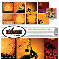 Ella and Viv Paper Company - Halloween Night Collection - 12 x 12 Collection Kit