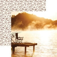 Reminisce - Hooked On Fishing Collection - 12 x 12 Double Sided Paper - From The Dock