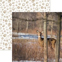Reminisce - Hunting Life Collection - 12 x 12 Double Sided Paper - White Tail