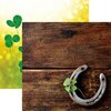 Reminisce - Irish Sass Collection - 12 x 12 Double Sided Paper - Four Leaf Clover