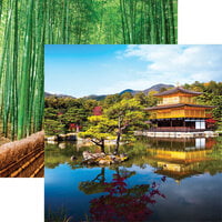 Reminisce - Japan Collection - 12 x 12 Double Sided Paper - Kinkakuji Temple