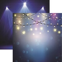 Reminisce - Light It Up Collection - 12 x 12 Double Sided Paper - Starry Lights
