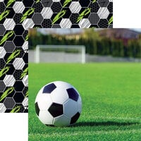 Reminisce - Let's Play Soccer Collection - 12 x 12 Double Sided Paper - Corner Kick