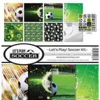 Reminisce - Let's Play Soccer Collection - 12 x 12 Collection Kit