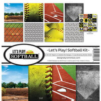 Reminisce - Let's Play Softball Collection - 12 x 12 Collection Kit