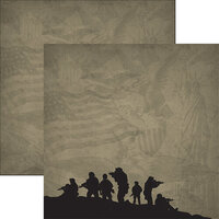 Reminisce - Marines Collection - 12 x 12 Double Sided Paper - 3