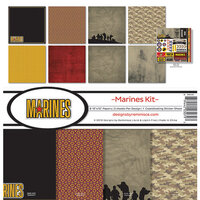 Reminisce - Marines Collection - 12 x 12 Collection Kit