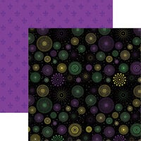 Reminisce - Mardi Gras Collection - 12 x 12 Double Sided Paper - Celebration