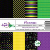Reminisce - Mardi Gras Collection - 6 x 6 Paper Pack