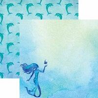 Reminisce - Mermaid's Tale Collection - 12 x 12 Double Sided Paper - The Little Mermaid