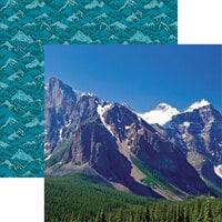 Reminisce - Mountains Calling Collection - 12 x 12 Double Sided Paper - Mountain Ridge