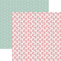 Reminisce - Nautical Mood Collection - 12 x 12 Double Sided Paper - Coral Reef