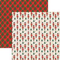 Reminisce - Christmas - The Nutcracker Collection - 12 x 12 Double Sided Paper - Nutcracker Parade