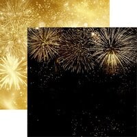 Reminisce - New Years 2020 Collection - 12 x 12 Double Sided Paper - Fireworks