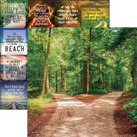 Reminisce - Pathways Collection - 12 x 12 Double Sided Paper - Divergent Paths