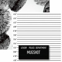 Reminisce - Police Collection - 12 x 12 Double Sided Paper - Mugshot