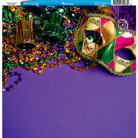 Reminisce - Customs Collection - 12 x 12 Single Sided Paper - Mardi Gras Party - New Orleans 1