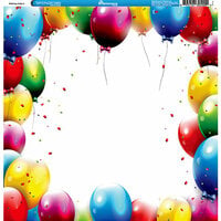 Reminisce - Birthday Party Collection - 12 x 12 Single Sided Paper - Birthday Party 2