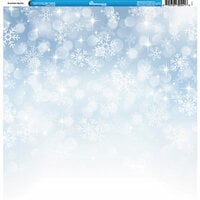 Reminisce - Winter Collection - 12 x 12 Single Sided Paper - Snowflake Sparkle