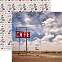 Reminisce - Road Life Collection - 12 x 12 Double Sided Paper - Break