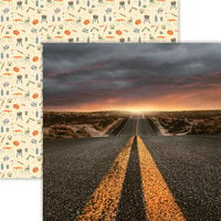 Reminisce - Road Life Collection - 12 x 12 Double Sided Paper - Hit The Road