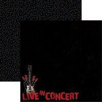 Reminisce - Rockstar Collection - 12 x 12 Double Sided Paper - Live in Concert