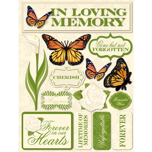 Valentine's Day Words Die Cut Stickers by Recollections™