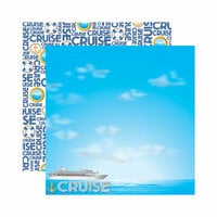 Reminisce - Signature Series Collection - 12 x 12 Double Sided Paper - Cruise