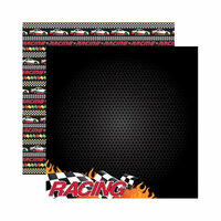 Reminisce - Signature Series Collection - 12 x 12 Double Sided Paper - Racing