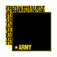 Reminisce - Signature Series Collection - 12 x 12 Double Sided Paper - Army