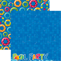 Reminisce - 12 x 12 Double Sided Paper - Pool Party