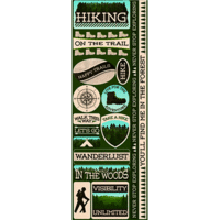 Reminisce - Cardstock Stickers - Combo - Hiking