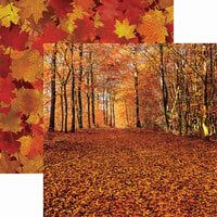 Reminisce - Simply Autumn Collection - 12 x 12 Double Sided Paper - Autumn Splendor