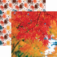 Reminisce - Simply Autumn Collection - 12 x 12 Double Sided Paper - Hello Autumn