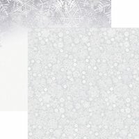 Reminisce - Snowflake Ridge Collection - 12 x 12 Double Sided Paper - Whiteout