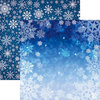 Reminisce - Snowflake Ridge Collection - 12 x 12 Double Sided Paper - Snow Day